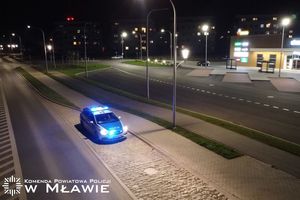 Urządził sobie nocny drift
