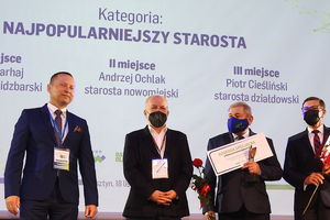 Starosta nowomiejski, Andrzej Ochlak, na podium plebiscytu