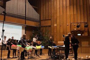 W Państwowej Szkole Muzycznej w Olsztynie odbył się koncert z udziałem osób niesłyszących
