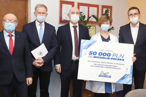 Olsztyński Michelin kupił inkubator szpitalowi miejskiemu
