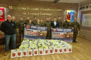 Paczki od mieszkańców gminy Ostróda pojechały do żołnierzy 