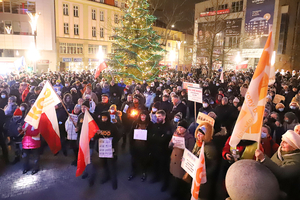Protest "Lex TVN" w Olsztynie [ZDJĘCIA, VIDEO]