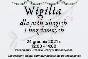 Gmina Bartoszyce organizuje Wigilię