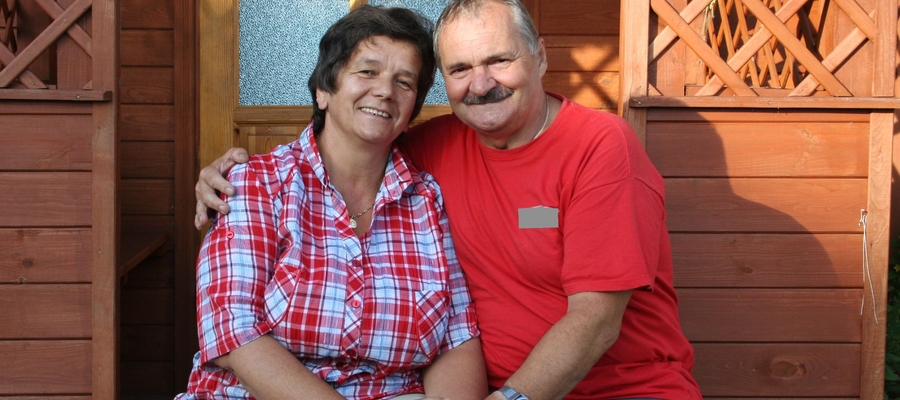 Kazimierz Kowalski ze swoją ukochaną żoną Bogumiłą