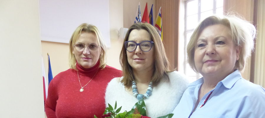 Od lewej: Grażyna Kemska, nagrodzona Gabriela Has i Irena Kasprzycka