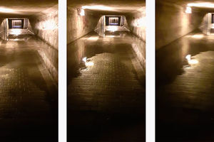 Mieszkańcy Bartoszyc zastanawiają się, jak przejść suchą stopą przez tunel?