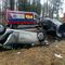 Wypadek na DK53 pod Olsztynem. Droga zablokowana. Trzy osoby trafiły do szpitala