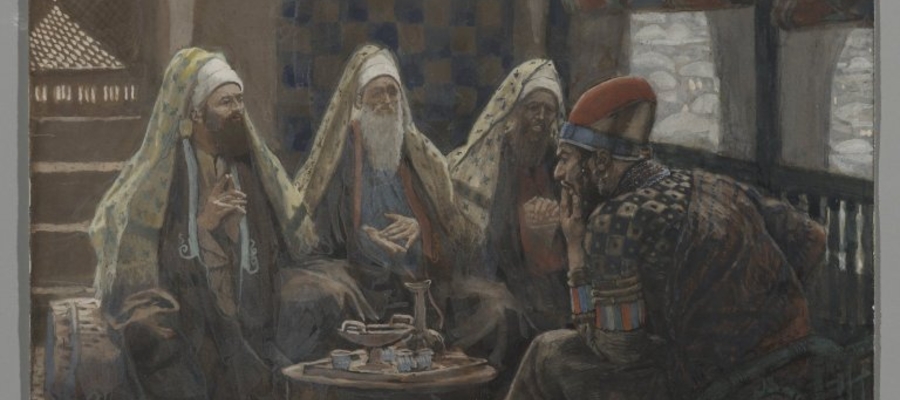 Trzej Królowie na audiencji u króla Judei Heroda