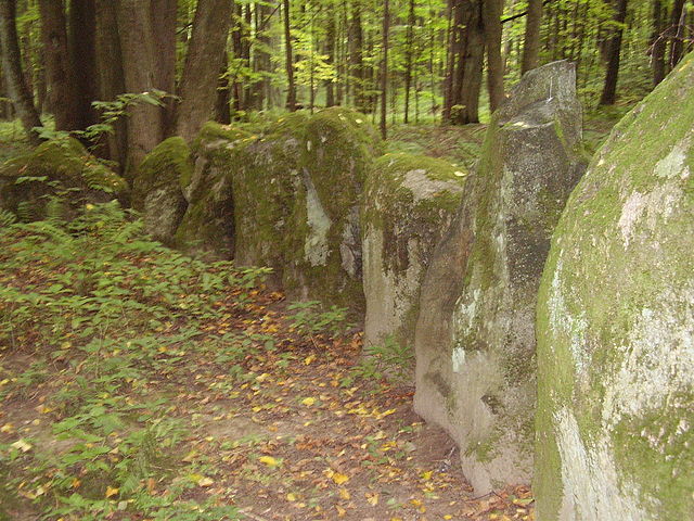 Fragment kamiennego półokręgu