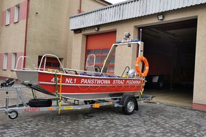 Nowoczesna łódź ratownicza u działdowskich strażaków