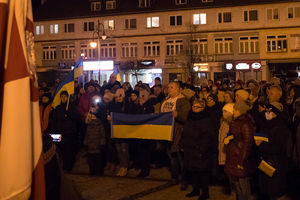 Mieszkańcy naszego powiatu solidarni z Ukrainą
