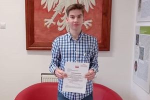 Karol Podolski z iławskiego „Żeromka” odniósł sukces w Olimpiadzie Wiedzy Historycznej 