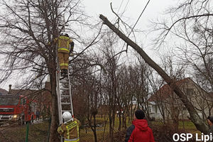 74 interwencje strażaków w powiecie bartoszyckim