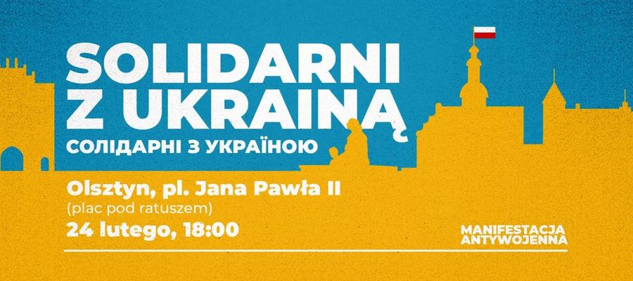 Manifestacja odbędzie się dzisiaj o godz. 18 przed olsztyńskim ratuszem.