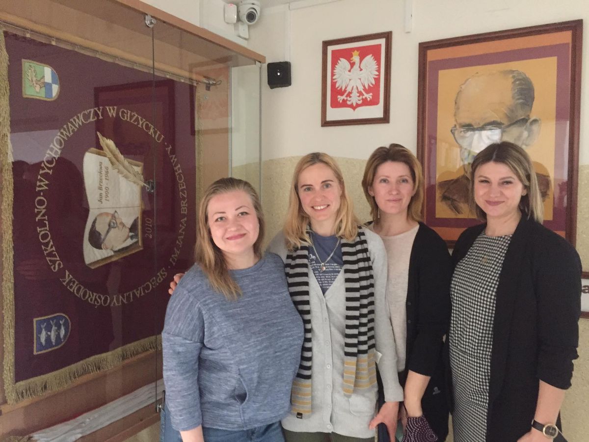 Pedagodzy z Ukrainy z wizytą w Specjalnym Ośrodku Szkolno-Wychowawczym w Giżycku