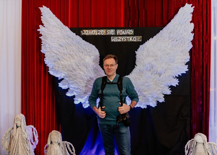 Mariusz Kuliś na imprezie charytatywnej 