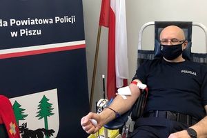 Oddali ponad 12 litrów krwi dla policjantów z Ukrainy