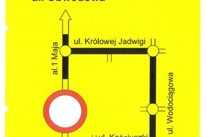 Przebudowa al. 1 Maja w Giżycku. Uwaga na objazdy!