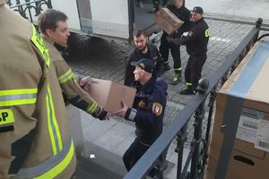 Straż Miejska w Elblągu ruszyła z pomocą uchodźcom