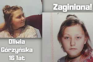 Zaginęła 16-letnia Oliwia Górzyńska z Olsztyna. Ktokolwiek ją widział proszony jest o kontakt z policją