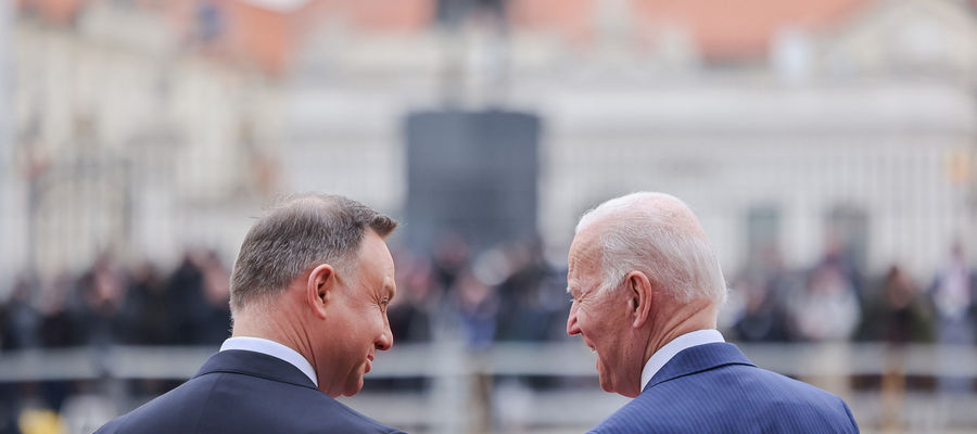 Andrzej Duda i Joe Biden w Warszawie