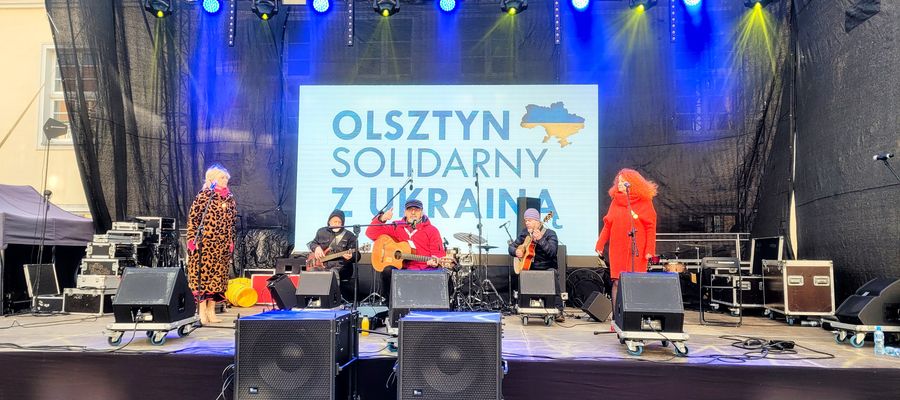 Olsztyn solidarny z Ukrainą — koncert 6 marca 2022