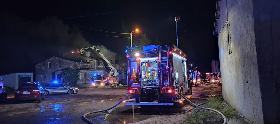 Pożar w Kantowie wybuchł w nocy z 9 na 10 lipca 2021