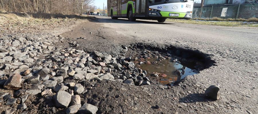 Ponad 7 proc. dróg w Olsztynie jest w złym lub bardzo złym stanie