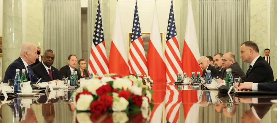 spotkanie prezydentów Polski i USA w Warszawie