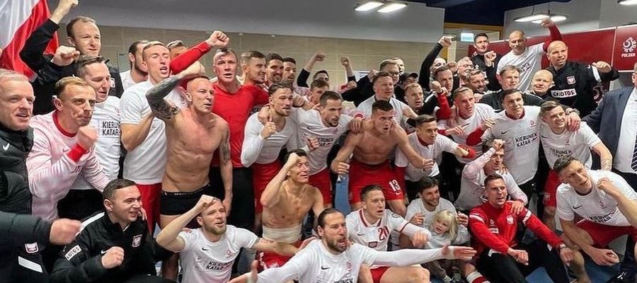 Radość w polskiej szatni po wtorkowym zwycięstwie nad Szwedami
