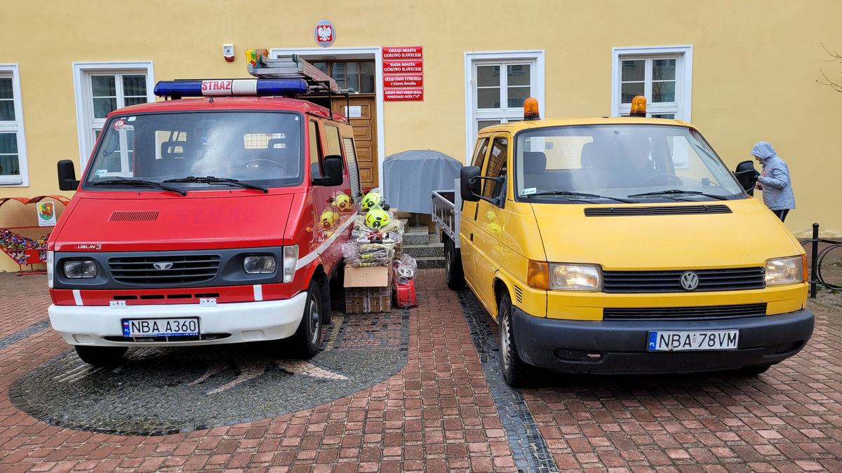 Urząd Miasta w Górowie Iławeckim zapewnił również pomoc rzeczową