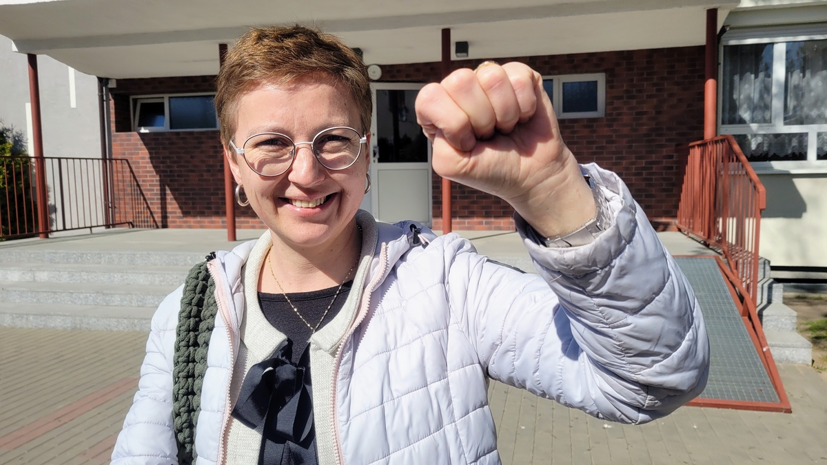 Anna Radziwon, nauczycielka angielskiego, trzyma kciuki za swoich maturzystów