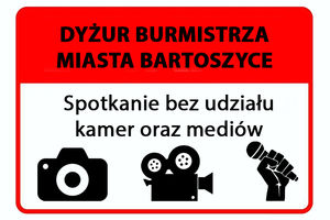 Kolejny dyżur burmistrza Bartoszyc bez kamer i mediów 