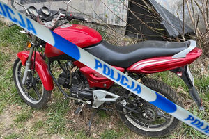 Policja zatrzymała szesnastoletniego złodzieja motoroweru