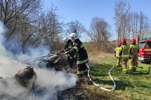 Powiat braniewski: Dwa pożary jednego dnia w tej samej miejscowości