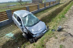 W Rzęgnowie doszło do wypadku. Ranne dwie osoby