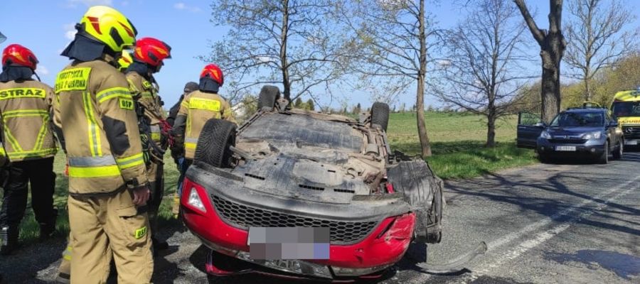 Do zdarzenia doszło na drodze wojewódzkiej nr 507 w pobliżu miejscowości Cieszęta w gminie Pieniężno 