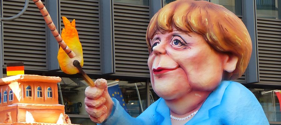 Angela Merkel karykatura niemiecka