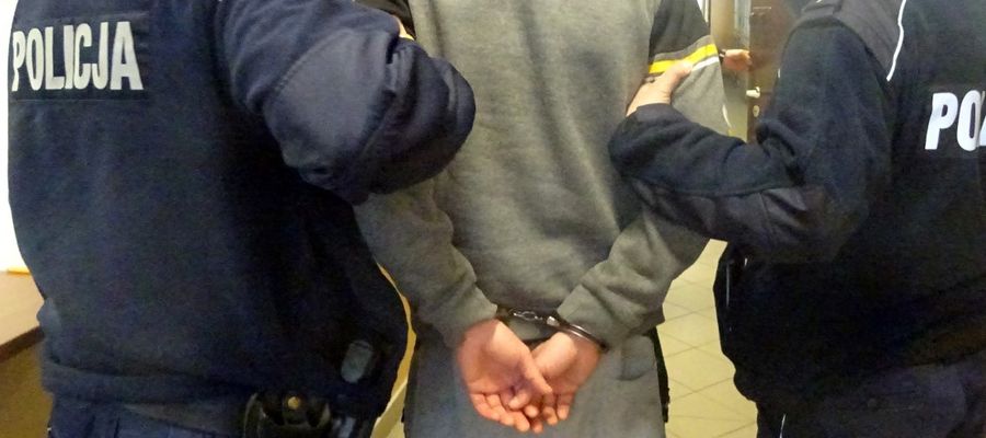 38-letni mieszkaniec Pisza został zatrzymany, grozi mu kara nawet 15 lat pozbawienia wolności
