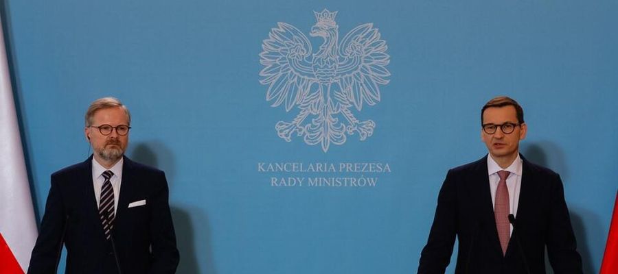 Petr Fiala i Mateusz Morawiecki 