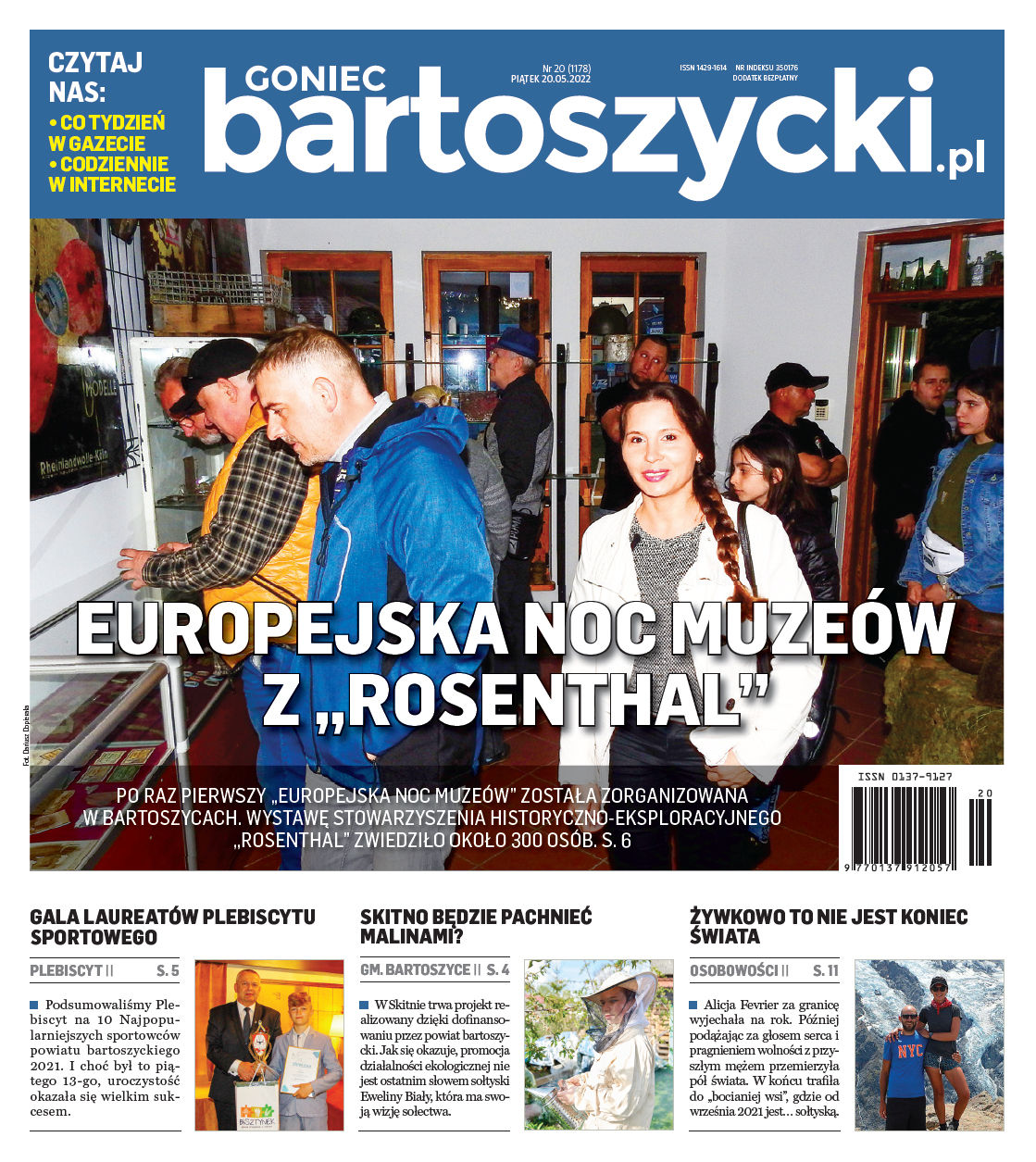 Bartoszyce. Nowy numer Gońca do kupienia 20 maja