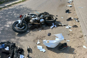 17-letni motocyklista ciężko ranny w wypadku