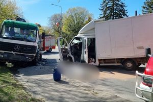 Stegna: Śmiertelny wypadek drogowy. Zginął obywatel Ukrainy [ZDJĘCIA]