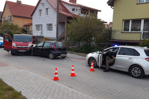 Wypadek na ul. Staszica w Bartoszycach