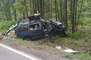 Wypadek na drodze wyjazdowej z Olsztyna. Jedna osoba trafiła do szpitala