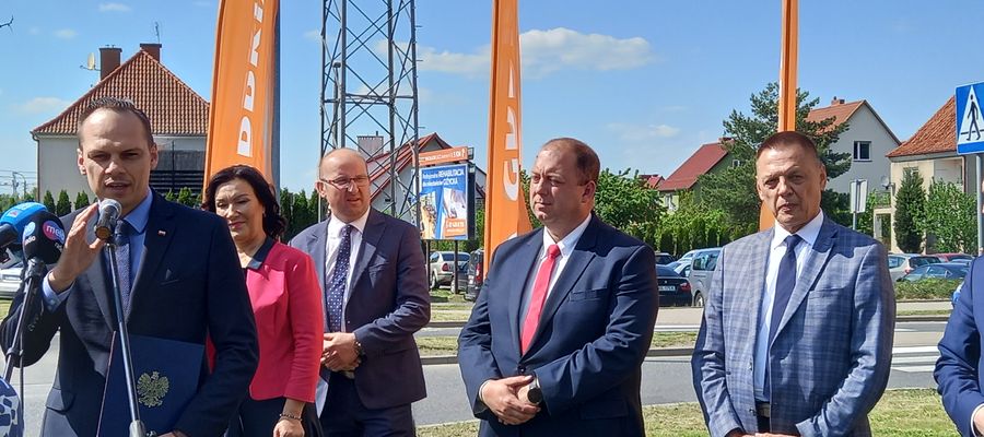 Wiceminister infrastruktury Rafał Weber zapowiedział rozpoczęcie przebudowy szosy Obwodowej w Giżycku