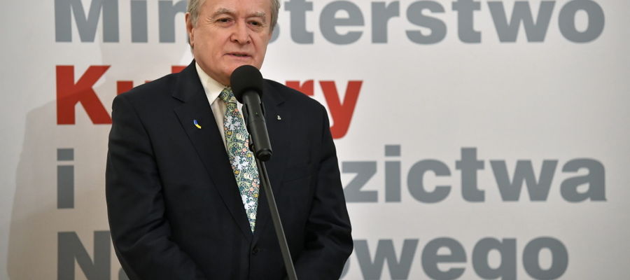 minister kultury i dziedzictwa narodowego Piotr Gliński 