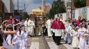 [wideo, zdjęcia] Centralna Procesja Bożego Ciała w Olsztynie