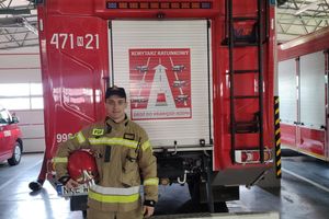 Strażak w czasie wolnym od służby uratował życie sąsiadowi