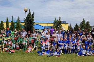 Turniej Żaka na stadionie MOSiR w ramach Rodzinnych Festynów Piłki Nożnej WMZPN